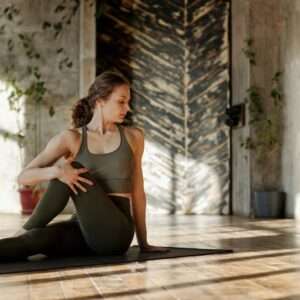 Photo Of Woman Stretching for yoga classes