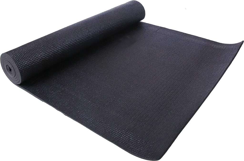 BalanceFrom All Purpose 1/4-Inch High Density Anti-Tear Exercise Yoga Mat with Carrying Strap