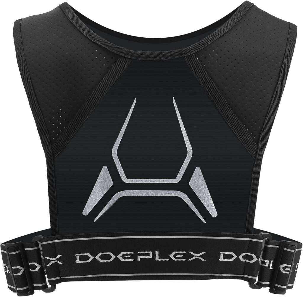 Doeplex Running Vest with Adjustable Waistband  Smart Materials-USA Original Patent, USA Designed, USA Shipped, USA Warranty
