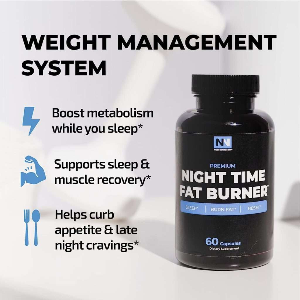 Night Time Fat Burner | Shred Fat While You Sleep | Hunger Suppressant, Carb Blocker  Weight Loss Support Supplements | Burn Belly Fat, Support Metabolism  Fall Asleep Fast | 60 Nighttime Pills