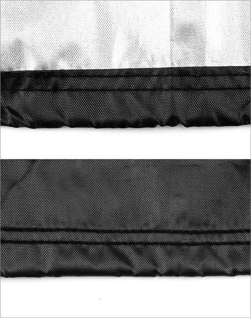 QWORK Treadmill Cover, Dustproof Waterproof Folding Treadmill Cover Oxford Cloth Fold-able Cover for Indoor Outdoor Sunscreen Treadmill Cover, Black