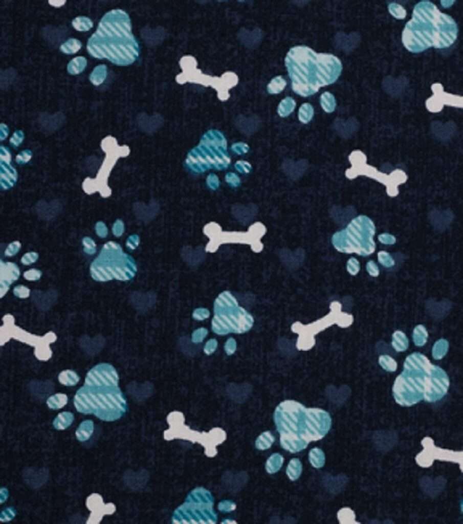 Limited Edition Puppy Bumpers Blue Paw Prints (10-13)