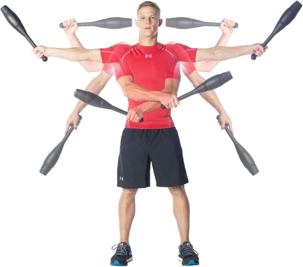 Indian Clubs - 1lb, 2lb and 3lbs Pairs by Ultimate Body Press