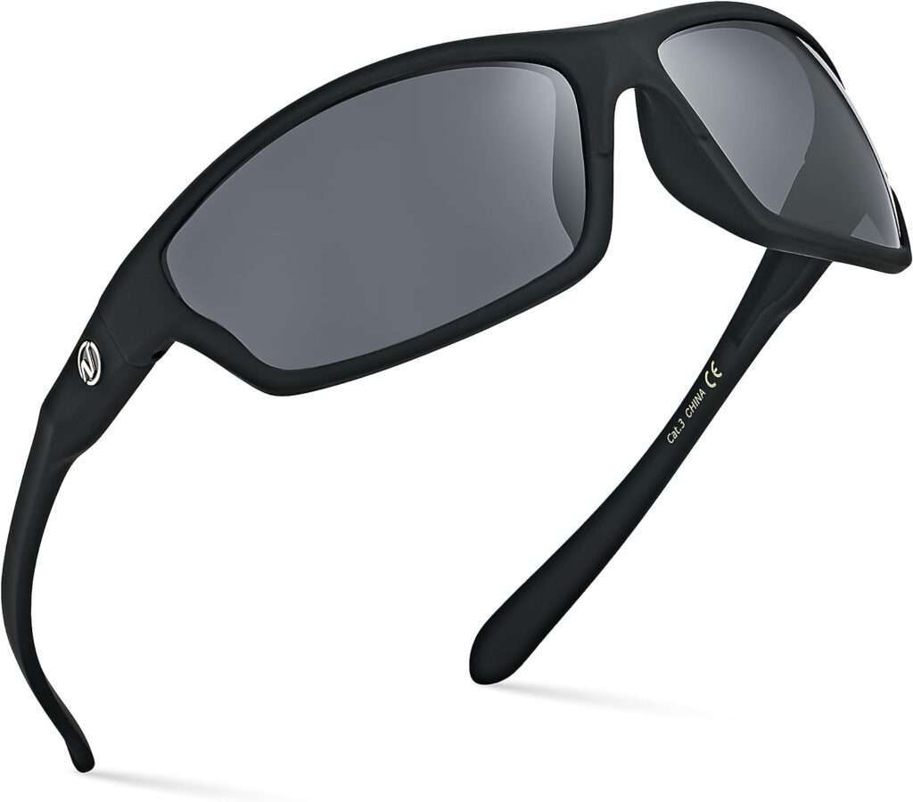 Nitrogen Polarized Wrap Around Sport Sunglasses for Men Women UV400 Driving Fishing Running Cycling Shades Sun Glasses