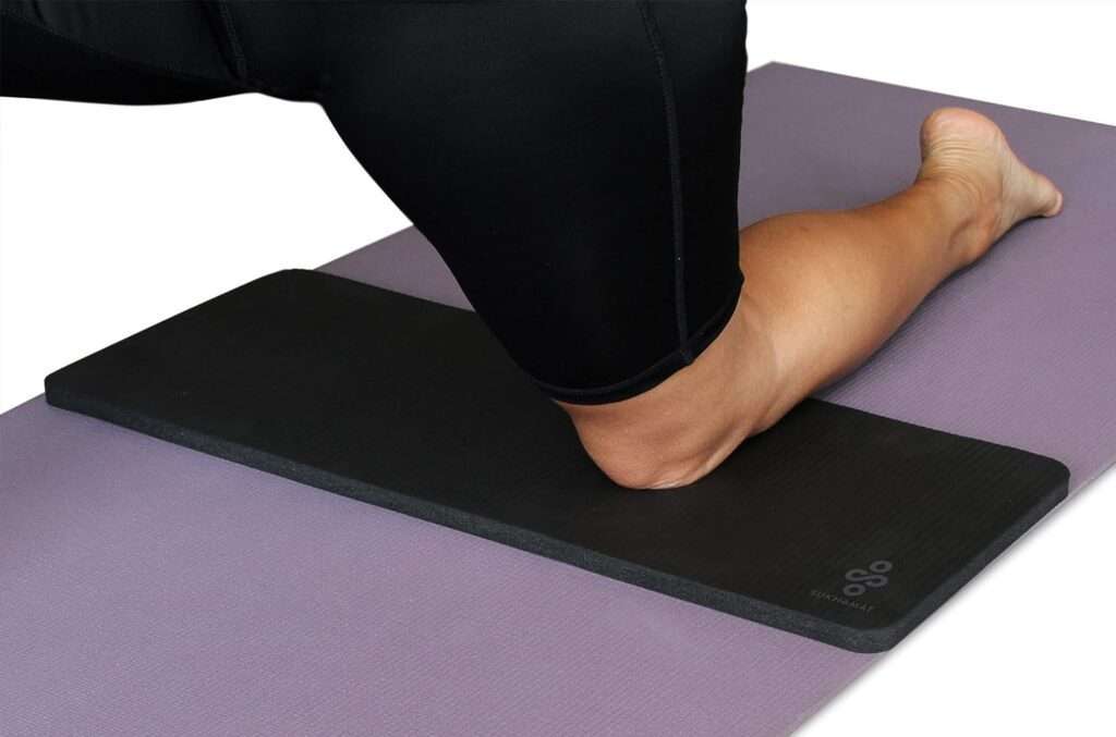 SukhaMat Yoga Knee Pad Cushion – Americas Best Exercise Knee Pad - Eliminate Pain During Yoga or Exercise - Extra Padding  Support for Knees, Wrists, Elbows - The Perfect Yoga Mat Accessory